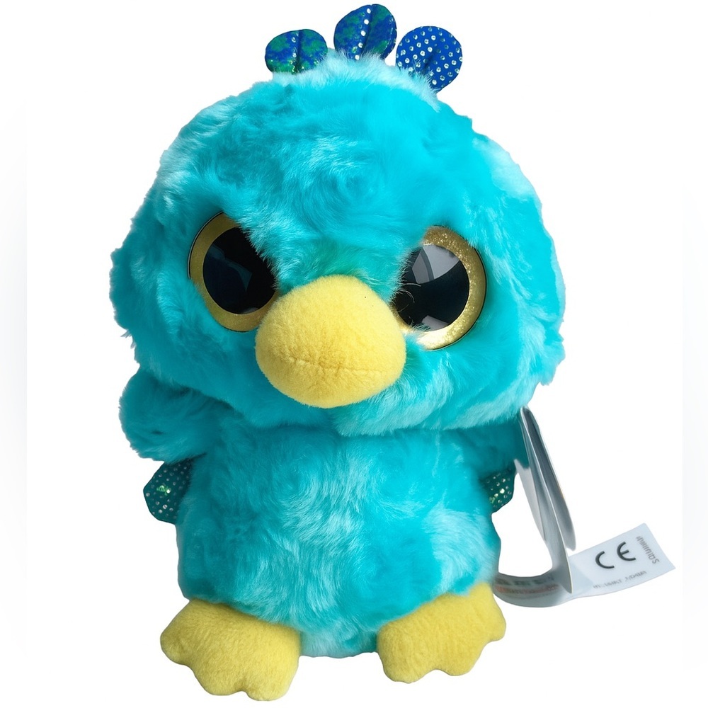 YooHoo & Friends 5” Plush Sparkly Peacock
